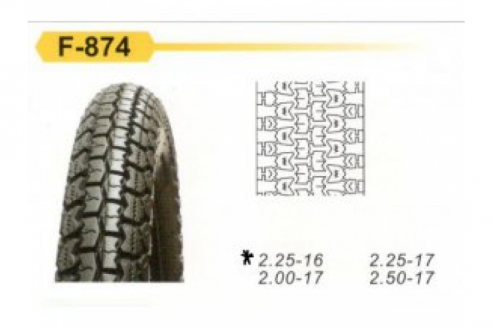 Plášť 225 x 16 16 F - 872 TT, 4 vrstvový