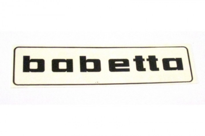 Nálepka BABETTA 145x38 čierna
