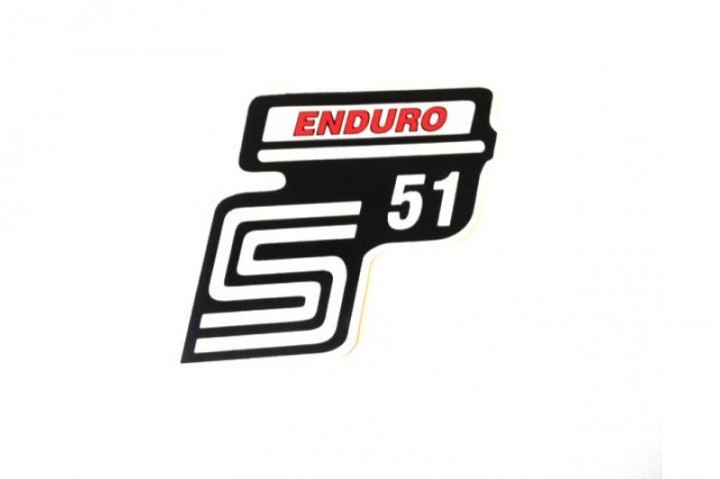 Nálepka bočná ENDURO - červená